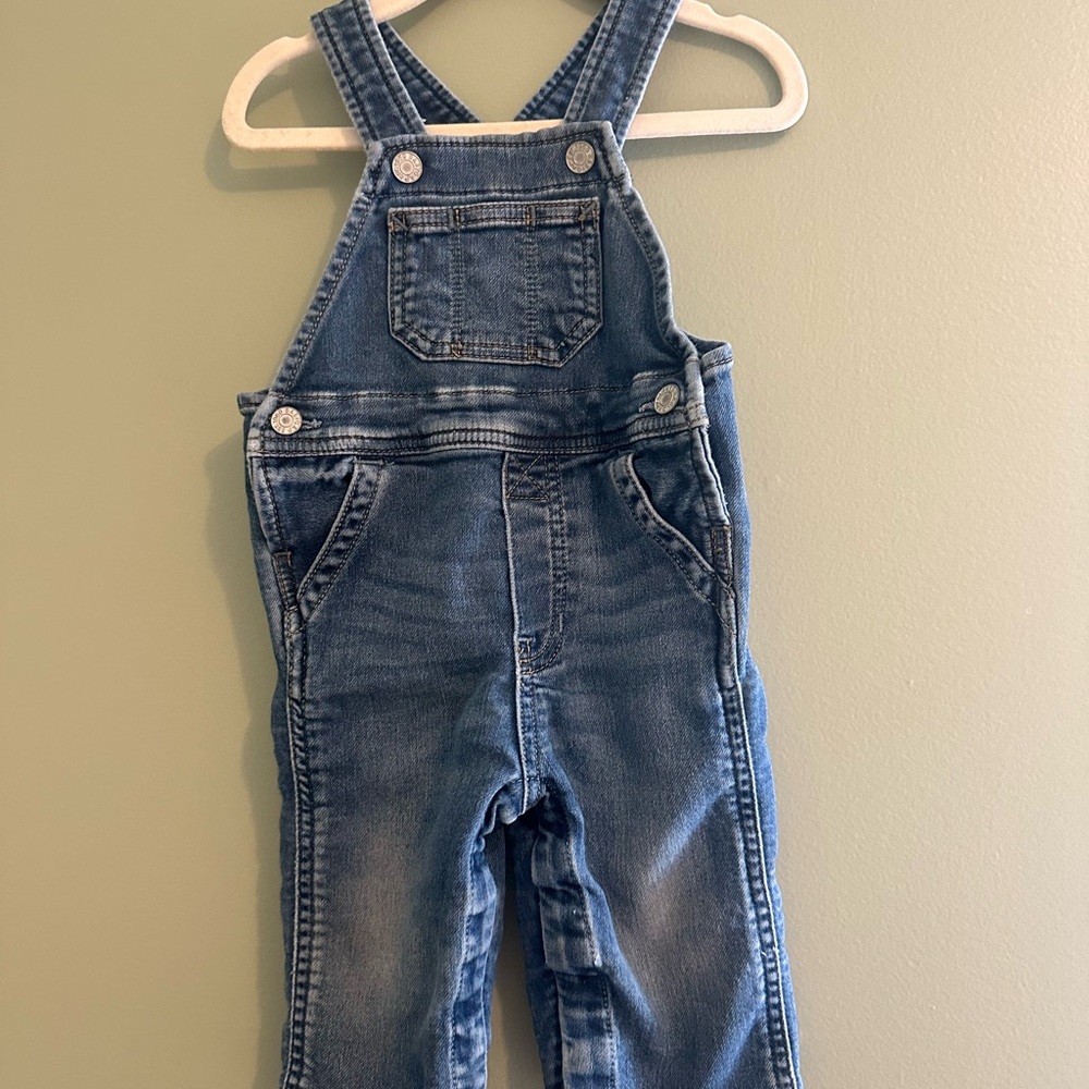 Classic Blue Denim BabyGap Overalls 6-12m
